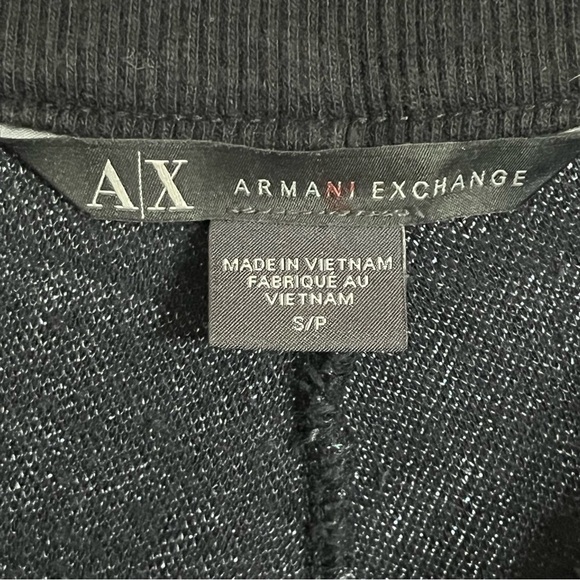 Women’s Armani Exchange All Over Logo Sweatshirt & Sweatpants Top Med Pants Sm - Picture 15 of 16
